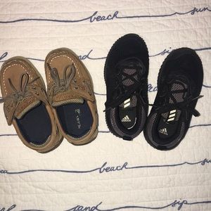 2 pair toddler shoes